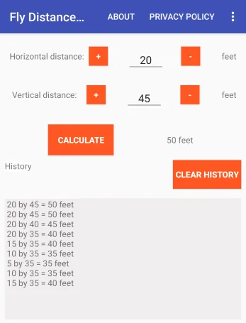 Fly Distance Helper screenshot