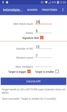 Intimidate Helper screenshot